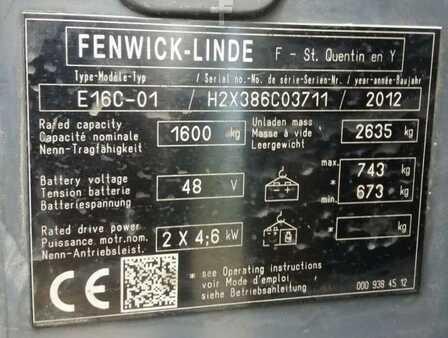 Elektro čtyřkolový VZV 2012  Fenwick E16C-01 (6)