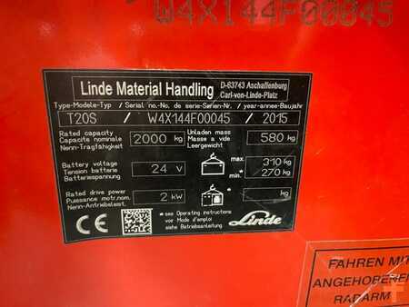 Transpalette électrique 2015  Linde T20S (5)