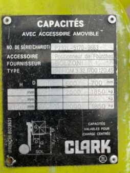 Chariot élévateur gaz 2013  Clark C30L (8)