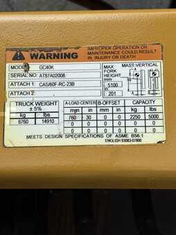 Propane Forklifts 2006  CAT Lift Trucks GC40K (23)