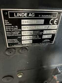 4-wiel elektrische heftrucks 2000  Linde E16P-02 (13)