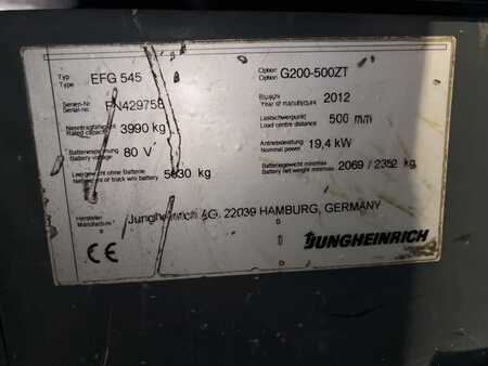 4-wiel elektrische heftrucks 2012  Jungheinrich EFG545 (13)