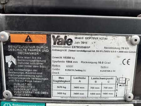 Diesel gaffeltruck 2016  Yale Veracitor 70VX - GDP70VX V2740 (13)