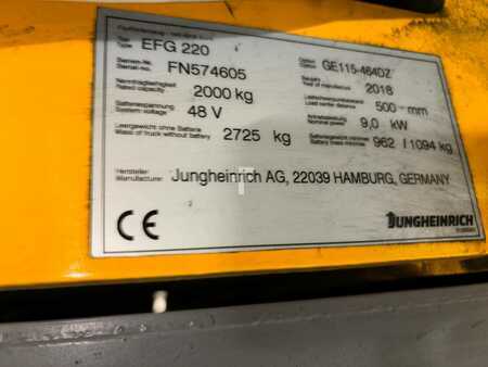 Elektrisk- 3 hjul 2018  Jungheinrich EFG 220 (16)