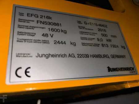 Elektro 3 Rad 2016  Jungheinrich EFG 216k (16)