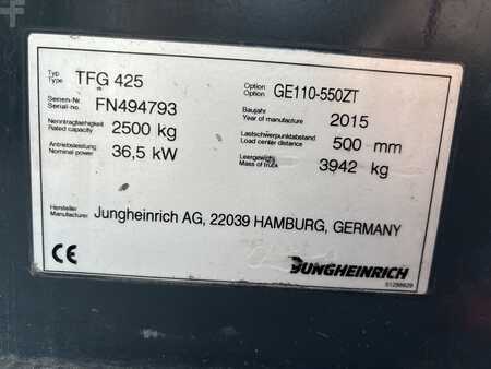 Gas gaffeltruck 2015  Jungheinrich TFG 425 (15)