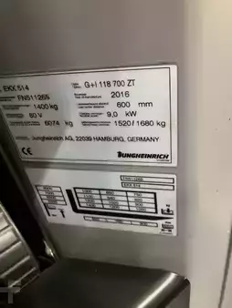 Vertikální vychystávací vozík 2016  Jungheinrich EKX 514 (4)