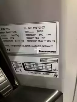 Vertikální vychystávací vozík 2016  Jungheinrich EKX 514 (4)