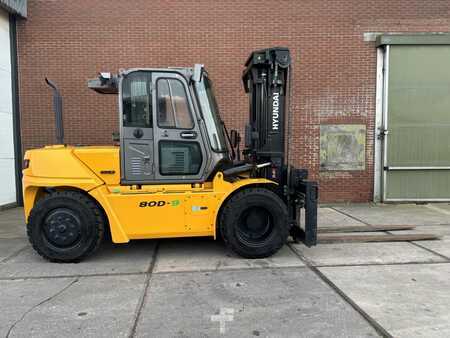 Carretilla elevadora diésel 2021  Hyundai 80D-9 (5)