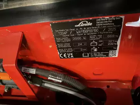 Wózki niskiego podnoszenia 2025  Linde T20AP 1156 (5)