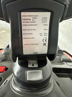 Wózki niskiego podnoszenia 2020  Toyota LPE200 (5)