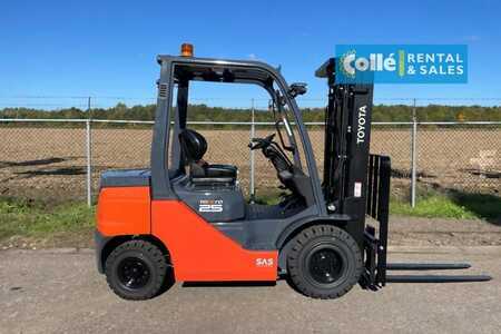 Dízel targoncák 2022  Toyota 8 FDF 25 | 2022 (1)