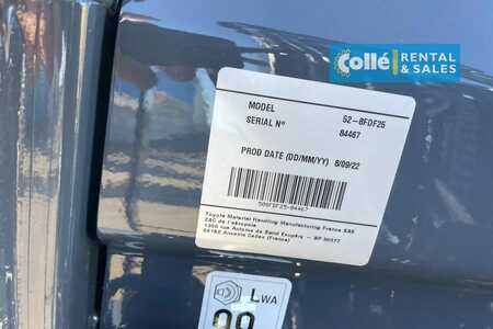 Dízel targoncák 2022  Toyota 8 FDF 25 | 2022 (16)