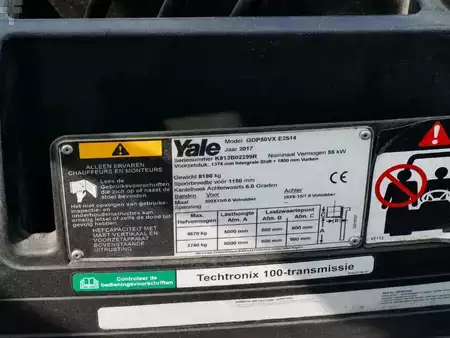 Dieseltrukki 2017  Yale GDP 50 VX | 2017 (13)