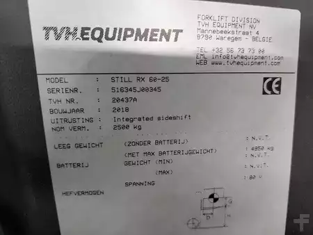 Elektro čtyřkolový VZV 2018  Still RX 60-25 (8)