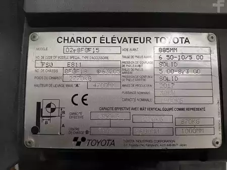 LPG VZV 2017  Toyota 02-8FGF15 (13)