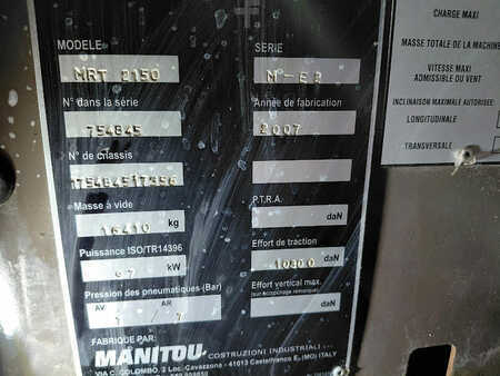 Sollevatori telescopici rotativi 2007  Manitou MRT2150 TURBO M SERIE E2 (13)