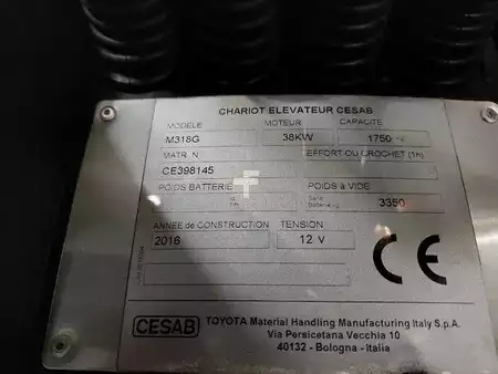 Chariots élévateurs GPL 2016  Cesab M318 (13)