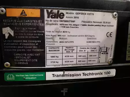 Dízel targoncák 2016  Yale GDP25VX (6)