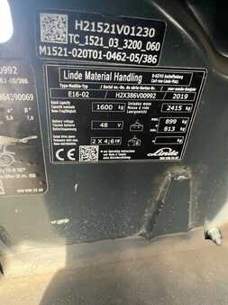 3-wiel elektrische heftrucks  Linde E16-02 (6) 