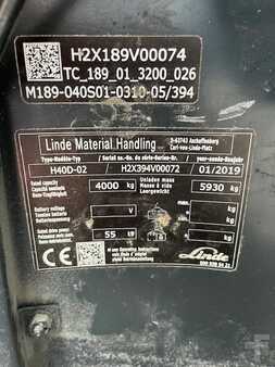 Diesel gaffeltruck 2019  Linde H40D-02 (5)