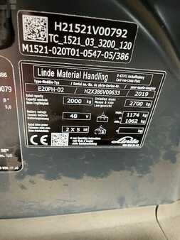 Eléctrico - 4 rodas 2019  Linde E20PH-02 (6)