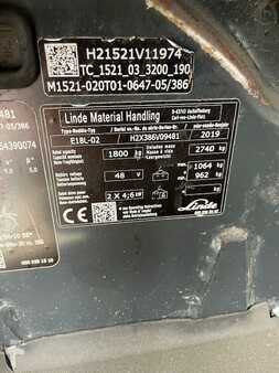 Electric - 3 wheels 2019  Linde E18L-02 (4)