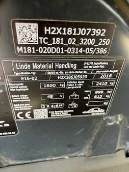 Eléctrica de 3 ruedas 2018  Linde E16-02 (9)
