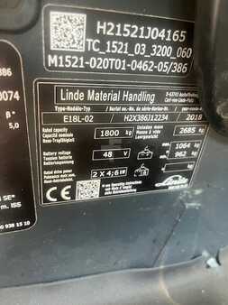 El Truck - 3-hjul 2018  Linde E18L-02 (7)