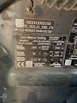 4-wiel elektrische heftrucks  Linde E25HL-01/600 (9)