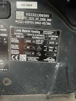 Elektrisk- 3 hjul 2019  Linde E20L-02 (5)