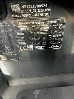 Elektryczne 4-kołowe 2019  Linde E20PH-02 (6)