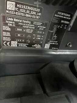 Chariots électriques à 4 roues 2019  Linde E30L-01 (10)