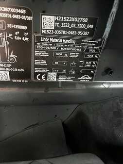 Chariots électriques à 4 roues 2020  Linde E30H-01/600 (9)