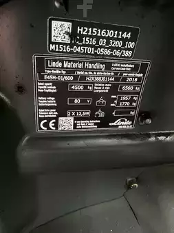 Elektryczne 4-kołowe 2018  Linde E45H-01/600 (5)