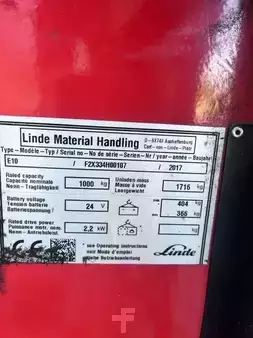 Elektro tříkolové VZV  Linde E10 (5)
