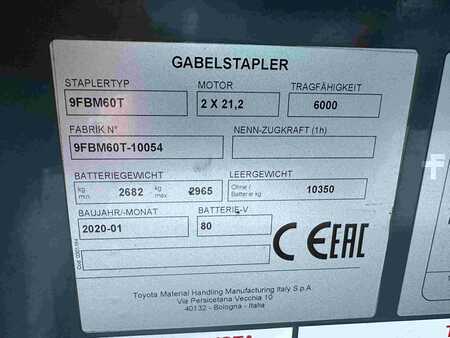 Elektro 4 Rad 2020  Toyota 9FBM60T - mit DREHGERÄT !! (10)