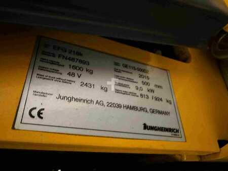 Jungheinrich EFG 216k - TRIPLEX 5 m