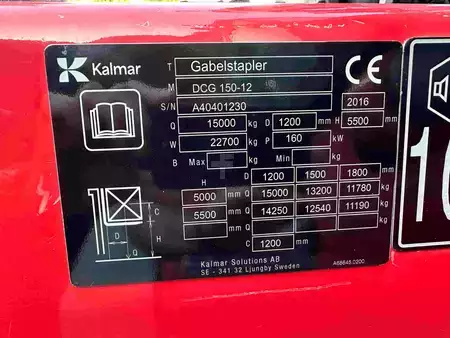 Diesel heftrucks 2016  Kalmar DCG 150-12 (9)