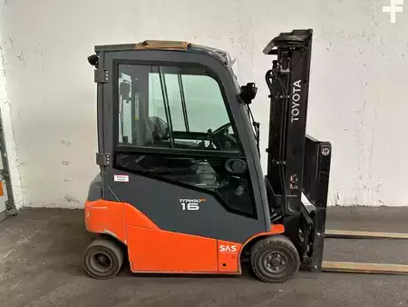 Elektrisk- 4 hjul 2020  Toyota 8FBM16T - FREIHUB-MAST !!! (2)