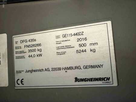Dieselstapler - Jungheinrich DFG 435s - TRIPLEX 4,4 m (10)
