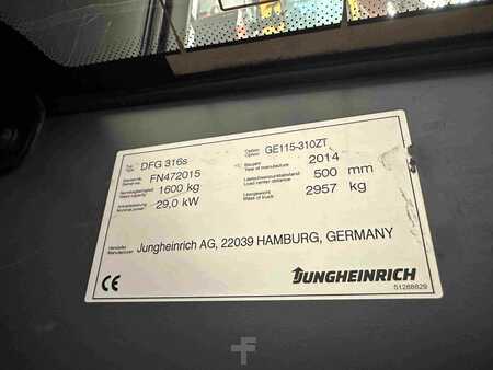 Empilhador diesel 2014  Jungheinrich DFG 316s (9)