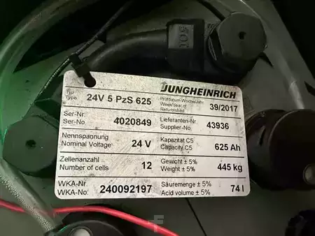 Electric - 3 wheels 2012  Jungheinrich EFG 110 - TRIPLEX 5,5 m (10)