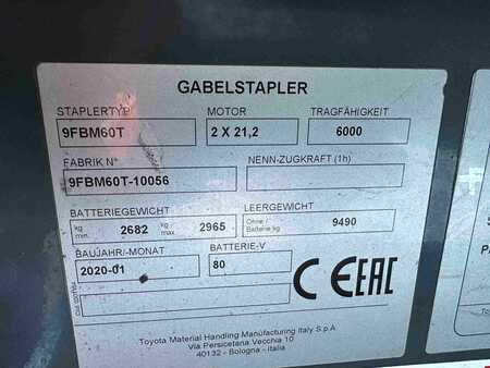Electric - 4 wheels 2020  Toyota 9FBM60T (7)
