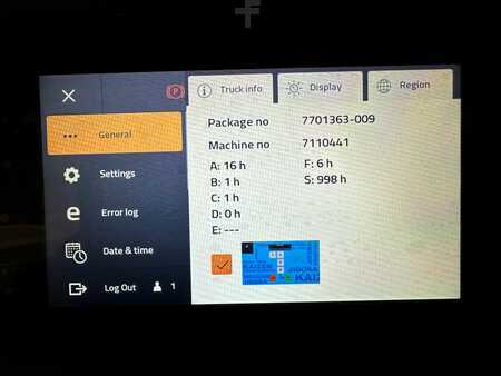 Gerbeurs à conducteur porté debout 2024  Toyota SSI160LN - TRIPLEX 5,4 m (9)
