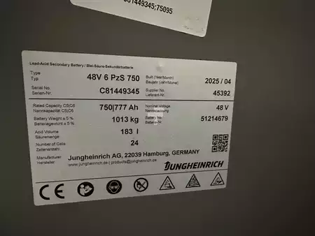 Eléctrica de 4 ruedas 2021  Jungheinrich EFG 320 - TRIPLEX 4,4 m - BATT. 2025 !!!!! (10)