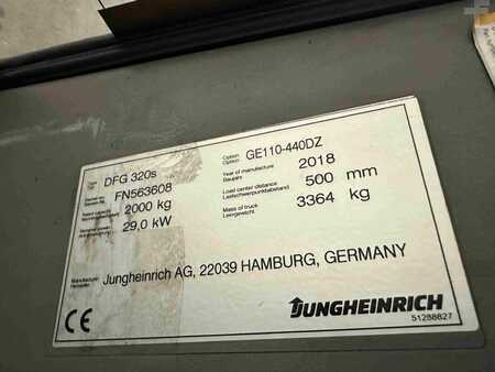 Dieselstapler 2018  Jungheinrich DFG 320s - TRIPLEX 4,4 m (7)