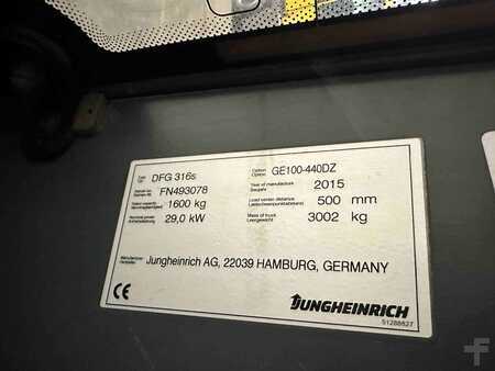 Dieselstapler 2015  Jungheinrich DFG 316s - TRIPLEX 4,4 m (9)