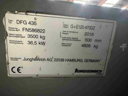 Dieselstapler 2018  Jungheinrich DFG 435 - TRIPLEX 4,7 m (9)