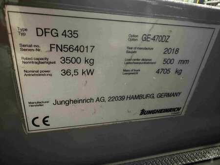 Diesel Forklifts 2018  Jungheinrich DFG 435 - TRIPLEX 4,7 m (10)